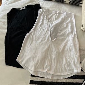 Stillwater the brand The Deepest U Neck Crop tanks